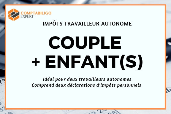 Impôts entreprise individuelle - Couple + enfant(s) + 2 entreprises individuelles