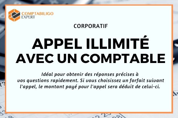 1 appel d'une durée illimitée avec un comptable